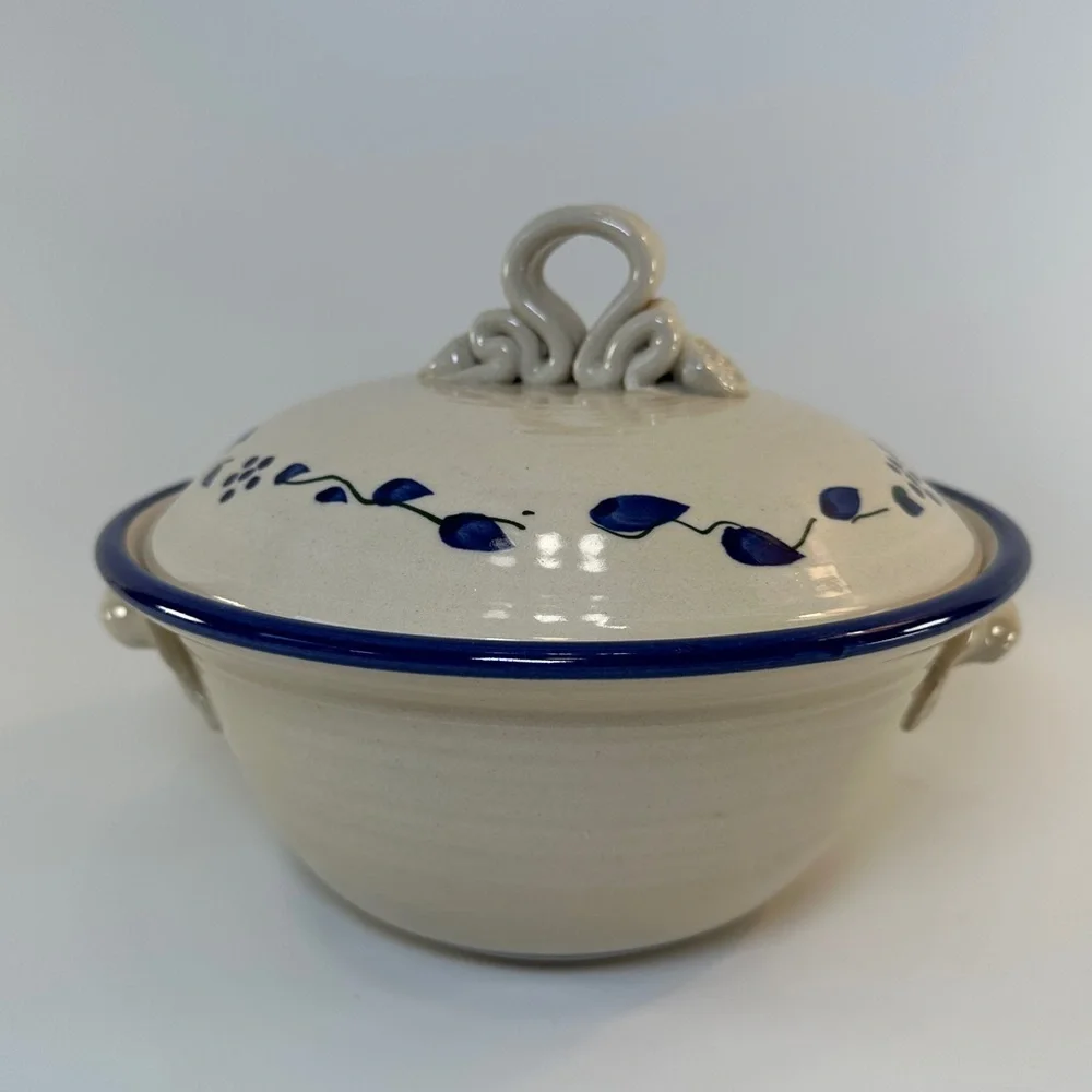 VTG‎ Pottery Funnel Steamer Pot Bundt Cake Stoneware Lid Handmade Yunnan Rice